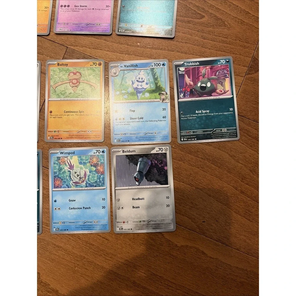 Pokemon TCG Chaos Rising Card Lot 10 Cards Commons Reverse Foil & Regular Eng